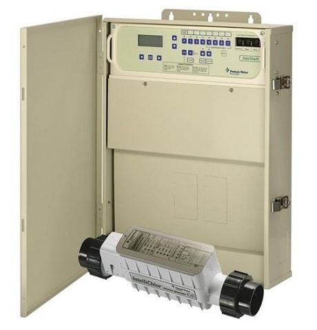 Pentair EASYTOUCH 8SC-IC40 POOL/SPA CONTROL With IntelliChlor Transformer and IntelliChlor Cell