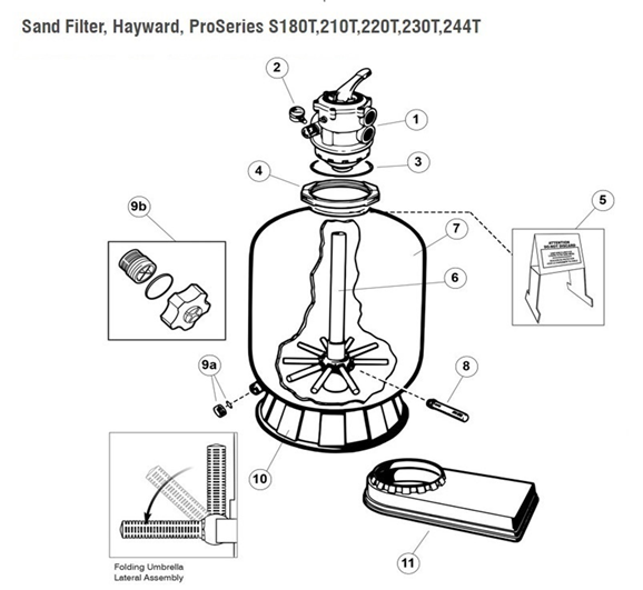 Parts - Hayward S244T