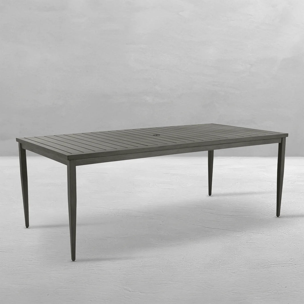 QS Brooking Rectangular Dining Table, Slate Gray
