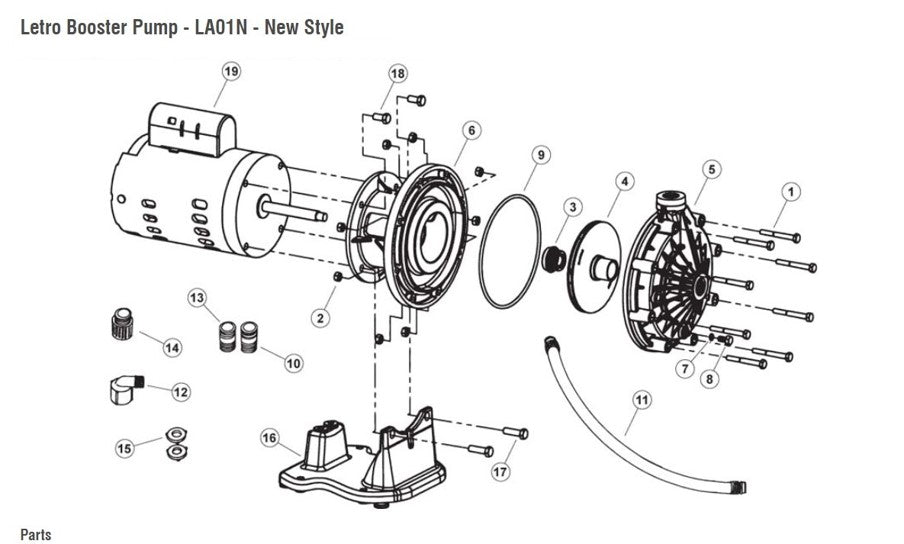 Parts - Letro Booster Pump