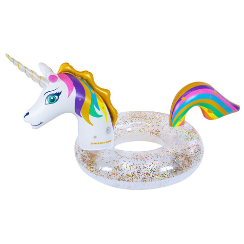 LED UNICORN GLITTER RING