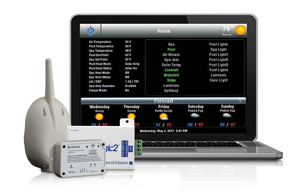 Pentair Interface for IntelliTouch and EasyTouch