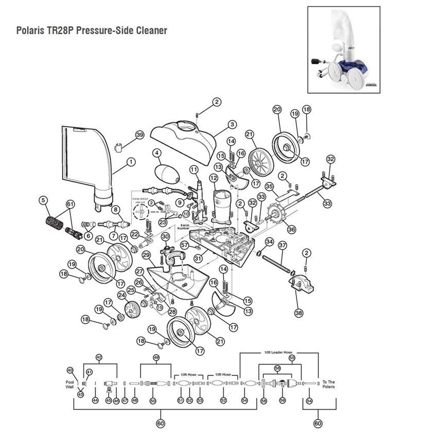 Parts - Polaris TR28P