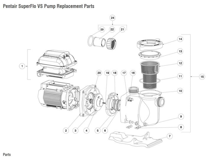 Parts - Super Flo VS Pump